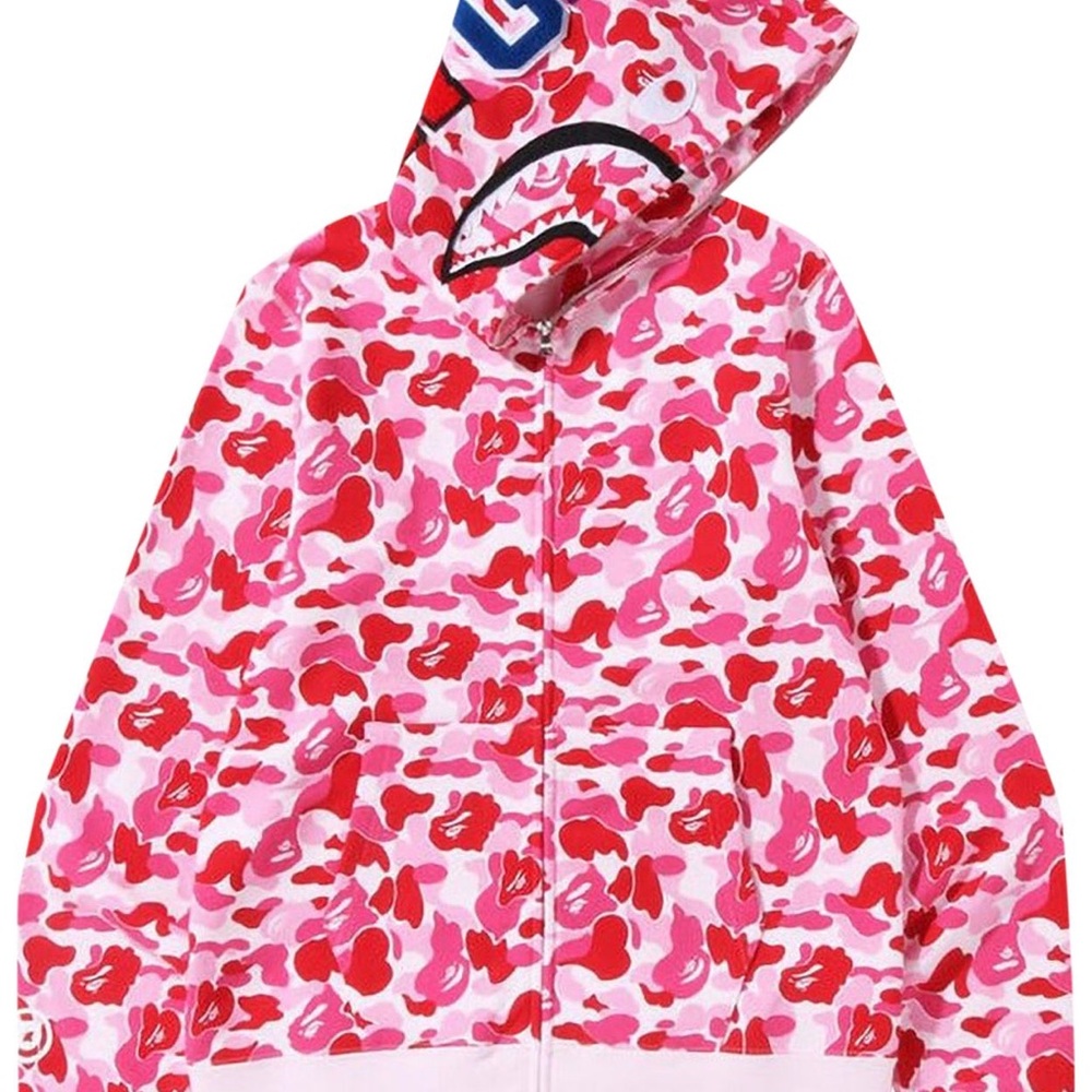 A Bathing Ape (BAPE)  ABC Camo Shark Full Zip Hoodie